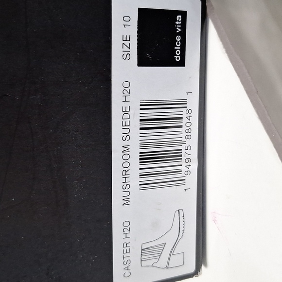 Dolce Vita Suede Neutral Platform Lug Sole Chunky Heel Combat Style Boot Size 10 - Picture 12 of 12